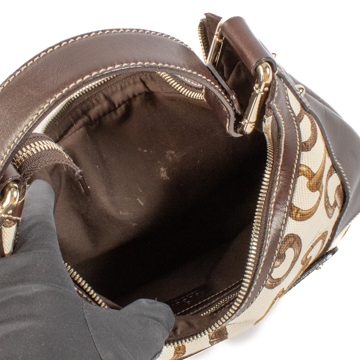 Shop 100% authentic secondhand Gucci Horsebit Canvas Small Hobo Bag on Labellov.com