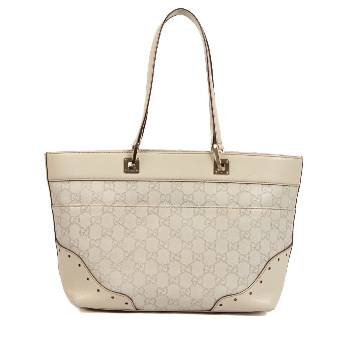 Gucci Cream Leather Guccissima Top Handle Bag, Gucci Leather Guccissima Top Handle Bag, Gucci Cream Guccissima Top Handle Bag, Gucci tote, Gucci cream handbag, Labellov, Preloved, Antwerp, Knokke, Brussels