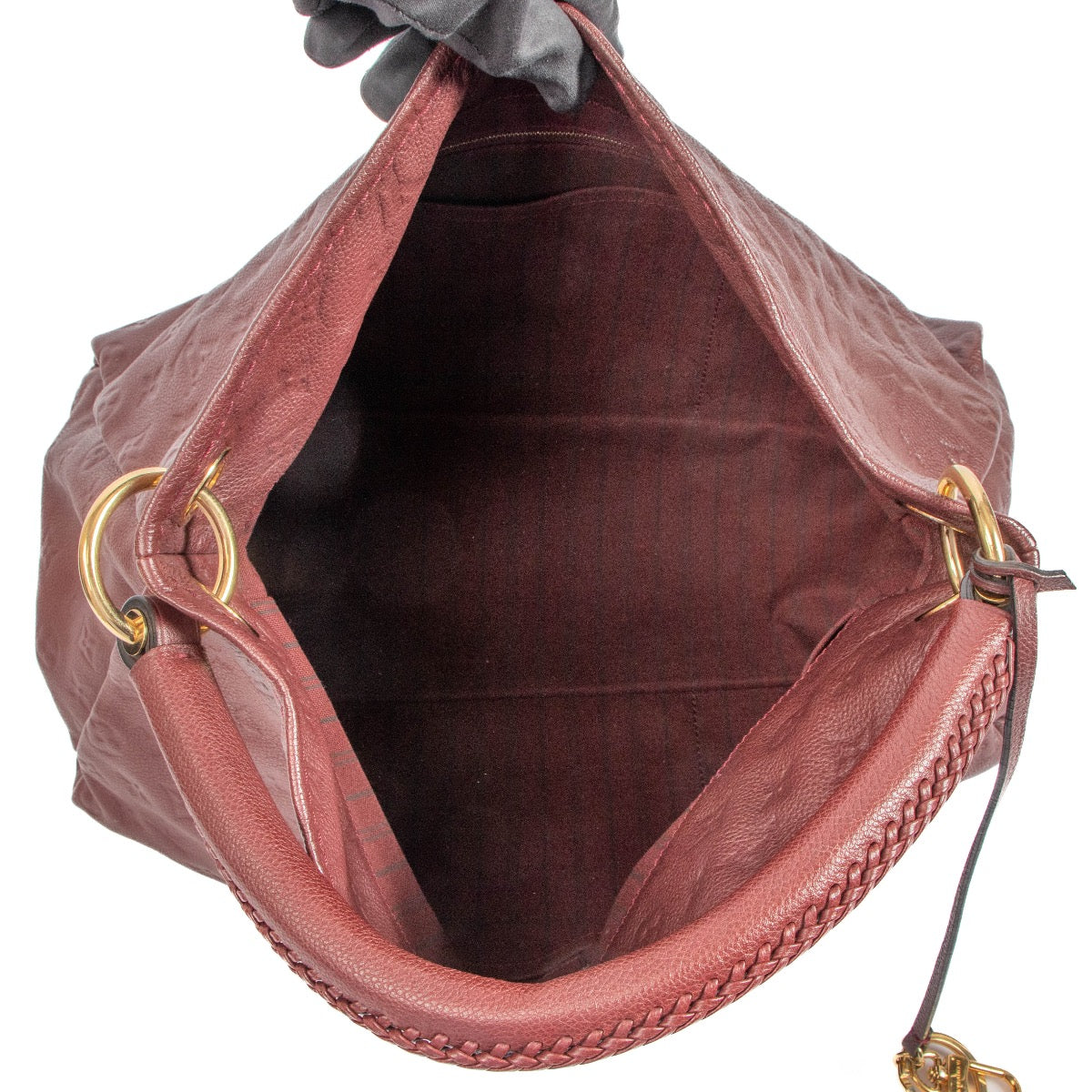 Louis Vuitton Bourgondische Monogram Empreinte Leren Artsy MM Schoudertas
