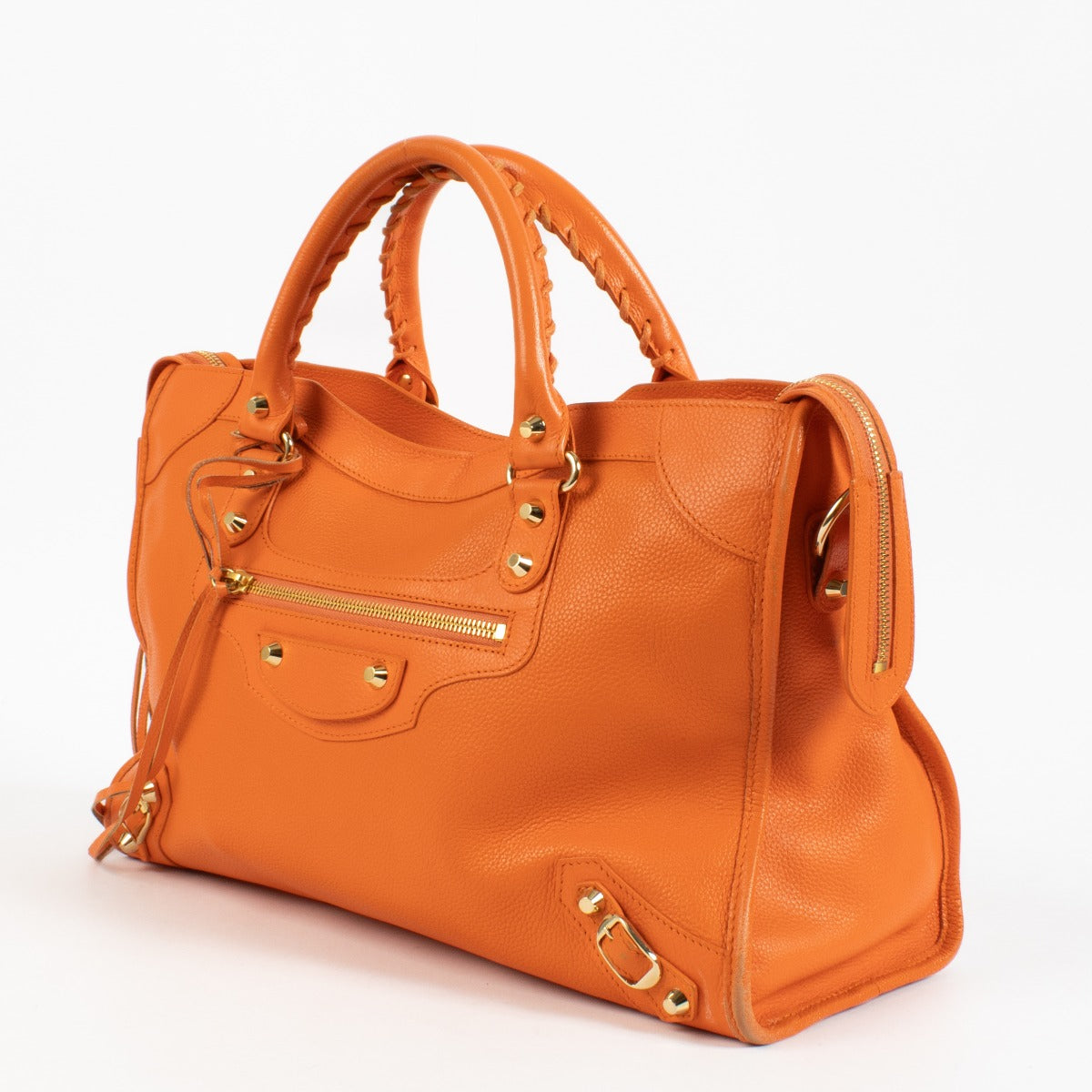 Balenciaga Oranje Medium City Tas