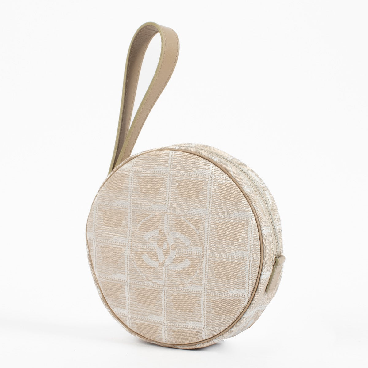 Shop 100% authentic secondhand Chanel Pink Jacquard Travel Line Nylon Clutch on Labellov.com