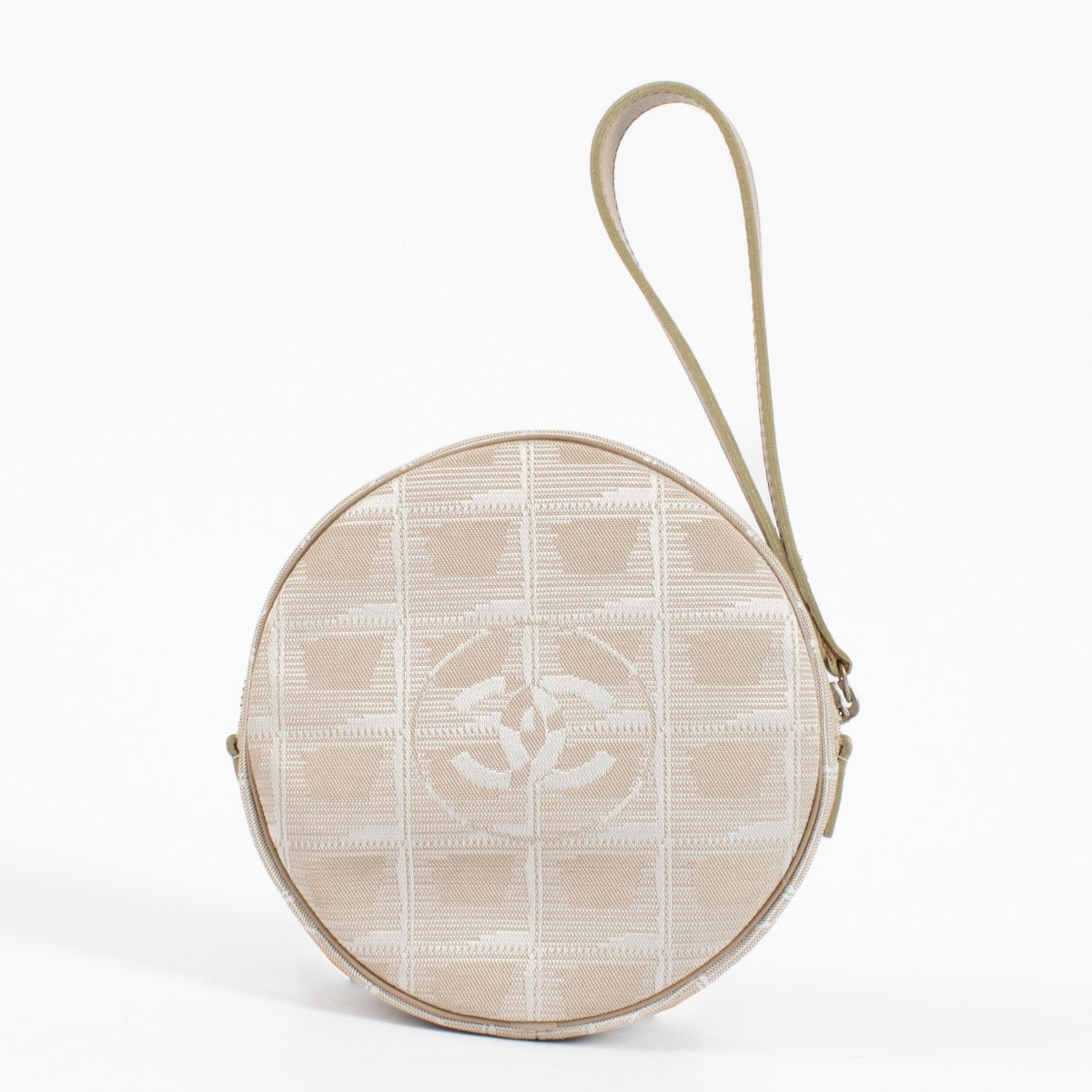 Shop 100% authentic secondhand Chanel Pink Jacquard Travel Line Nylon Clutch on Labellov.com