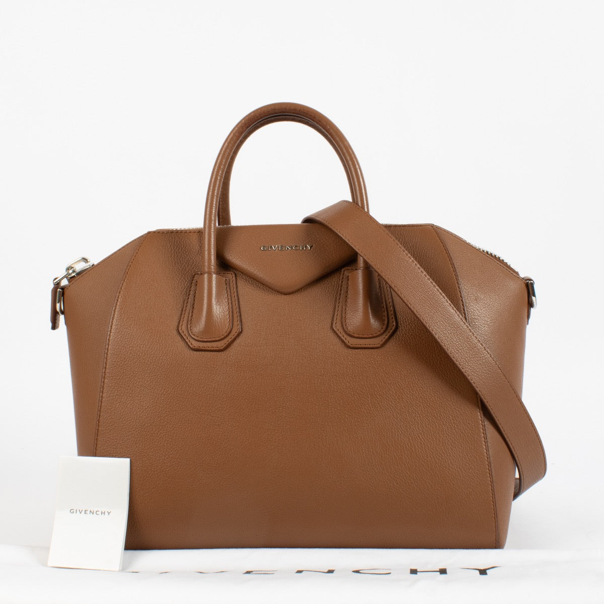 shop 100% authentic second hand Givenchy Brown Antigona Medium Bag on Labellov.com