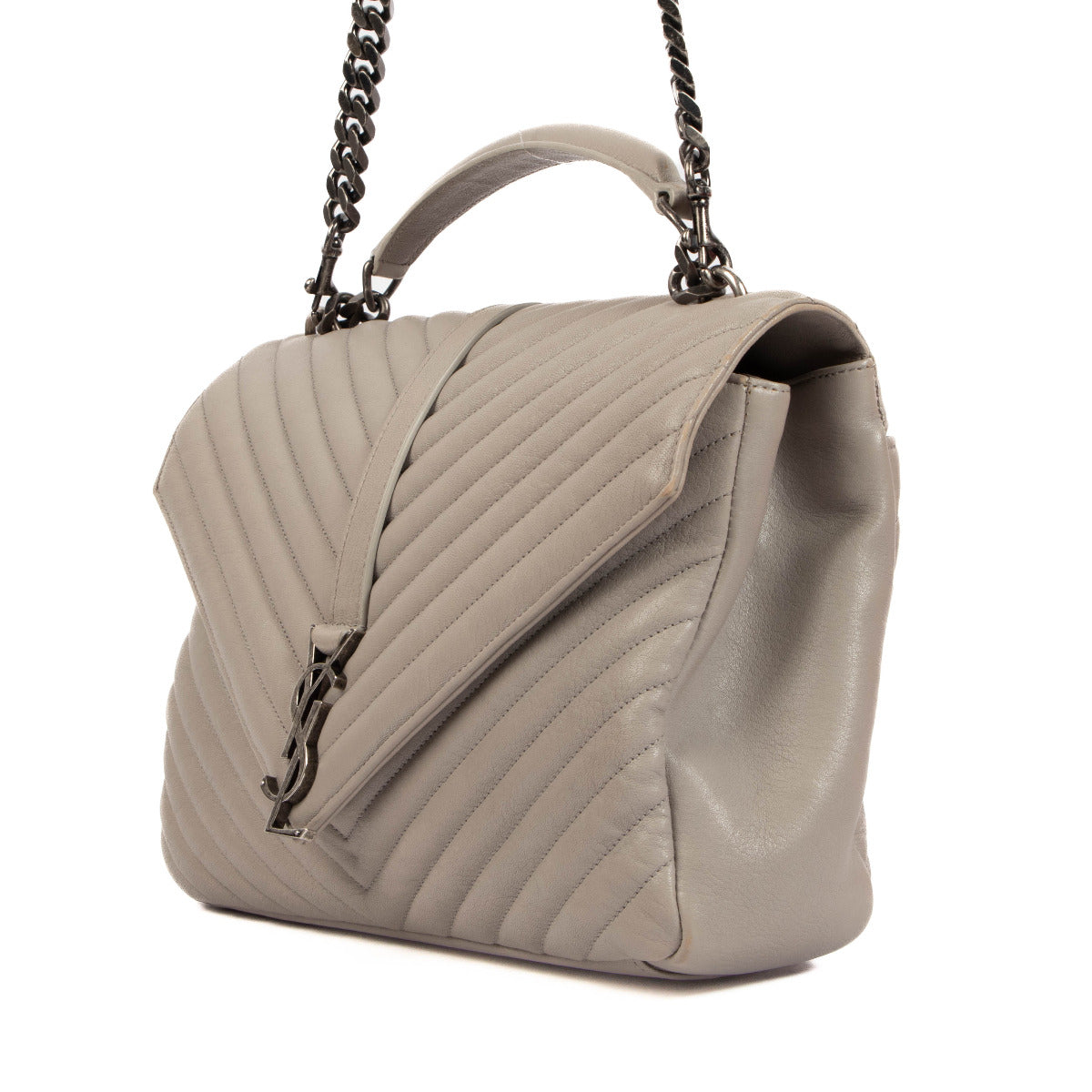 Saint Laurent Grote Grijze College Tas