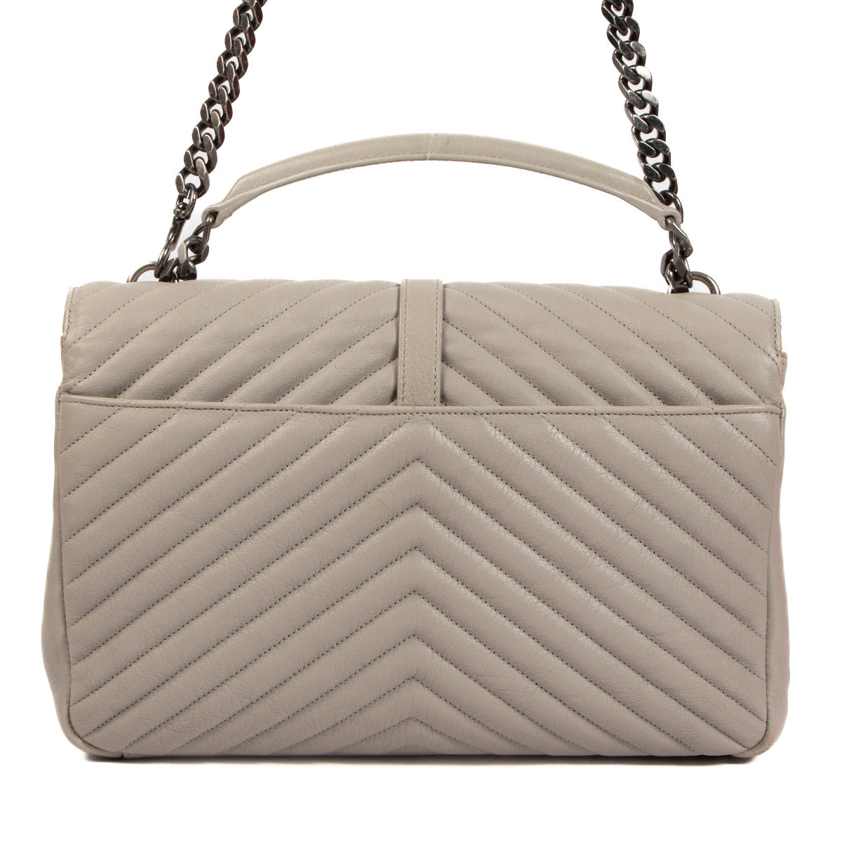 Saint Laurent Grote Grijze College Tas
