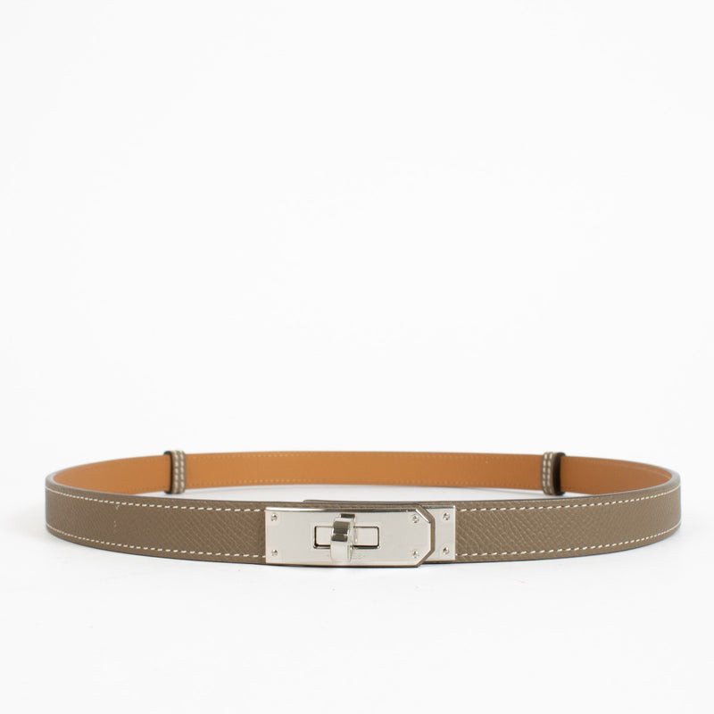 Hermès Kelly 18 Belt Etoupe Epsom PHW