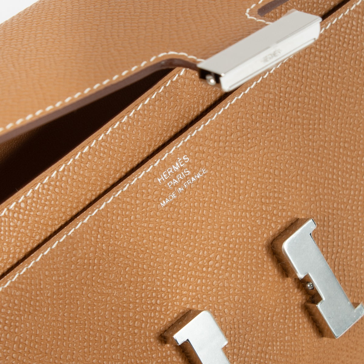 Hermès Constance To Go Wallet Gold Epsom PHW