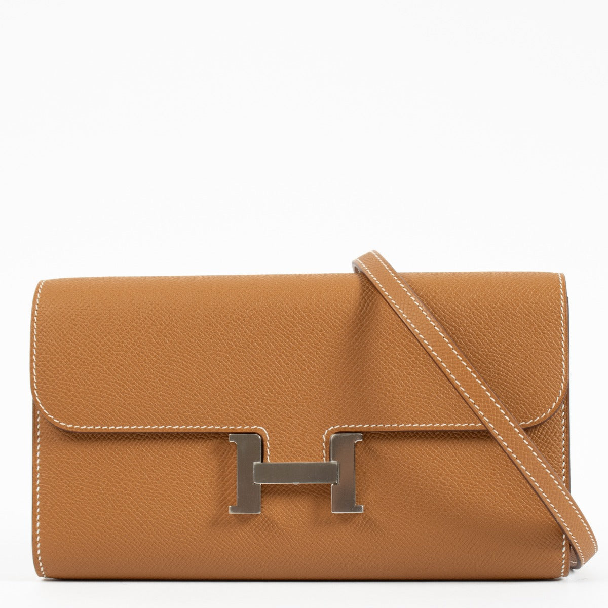 Authentic second hand brand new Hermès Constance To Go Gold Epsom on www.labellov.com