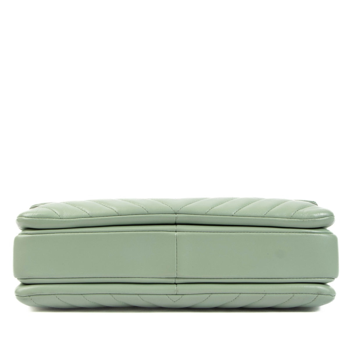 Chanel Mint Green Chevron Trendy CC Bag