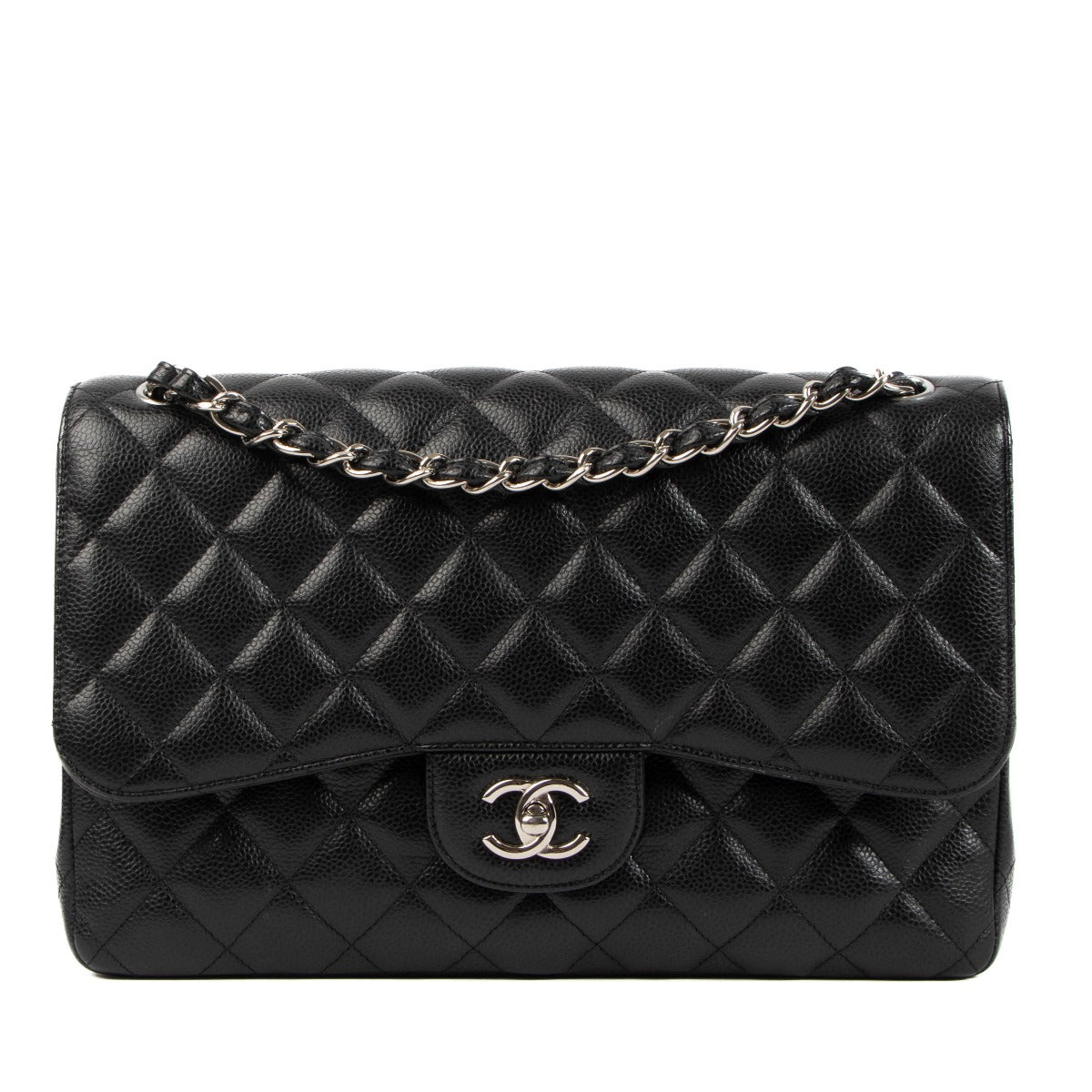 Chanel Black Caviar Large Classic Bag