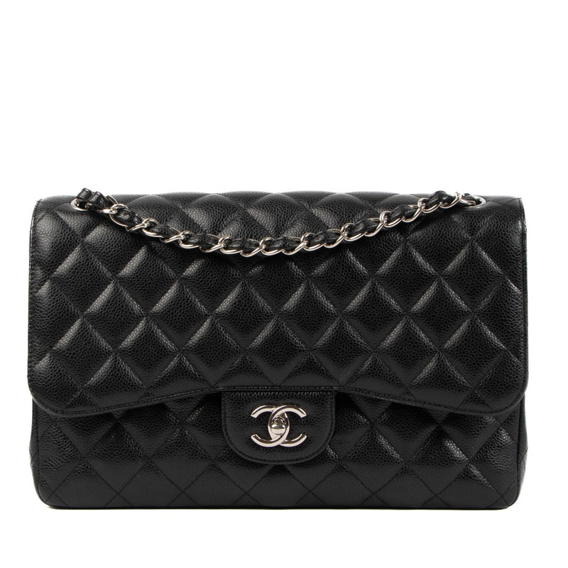 Chanel Black Caviar Large Classic Bag