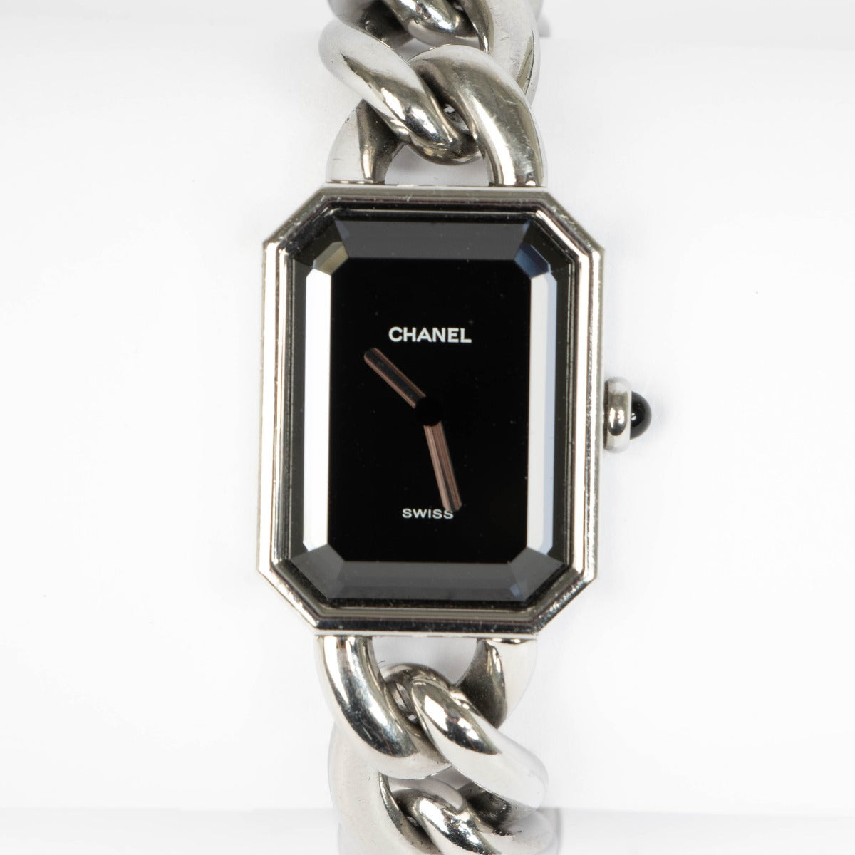 Shop this 100% authentic Chanel Steel Première Gourmette Chain Watch at Labellov.com