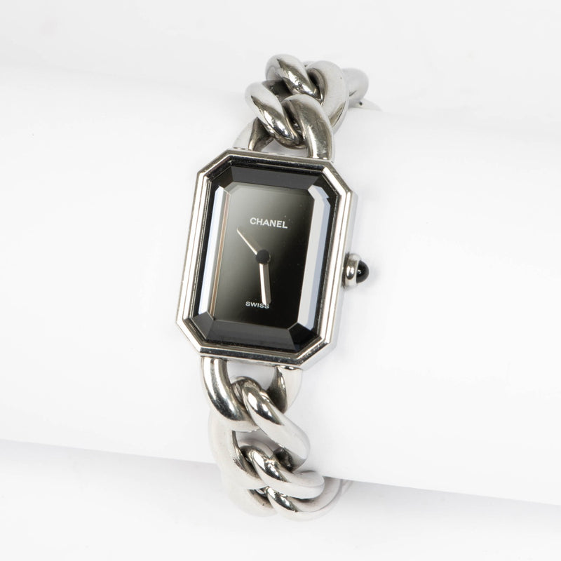 Shop this 100% authentic Chanel Steel Première Gourmette Chain Watch at Labellov.com