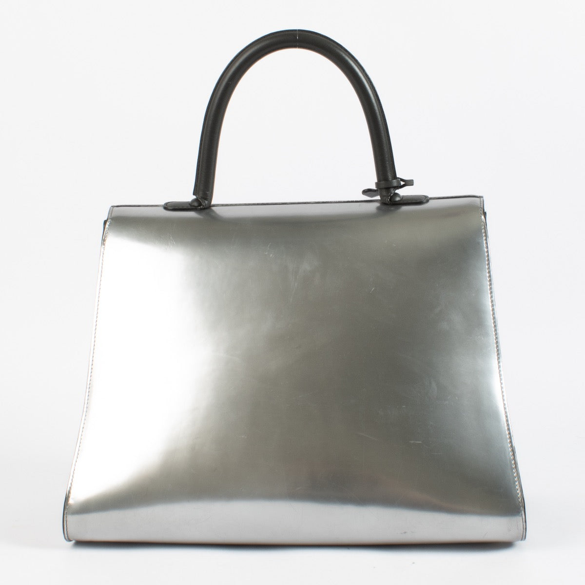 Delvaux Smoke/Antique Silver Brillant GM Biface