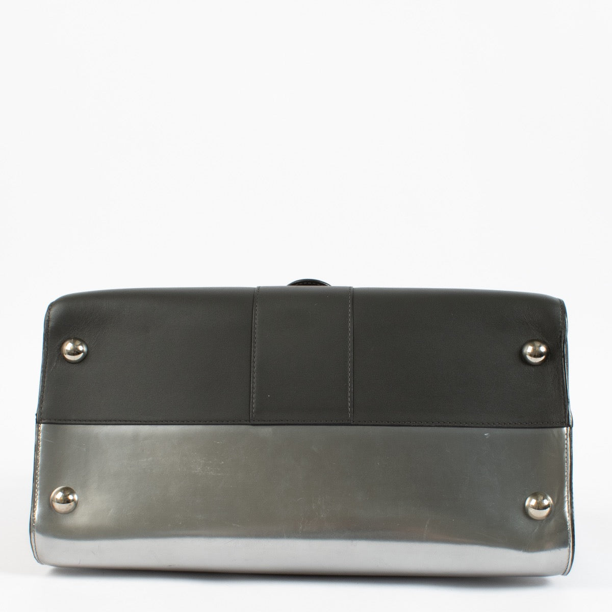Delvaux Smoke/Antique Silver Brillant GM Biface