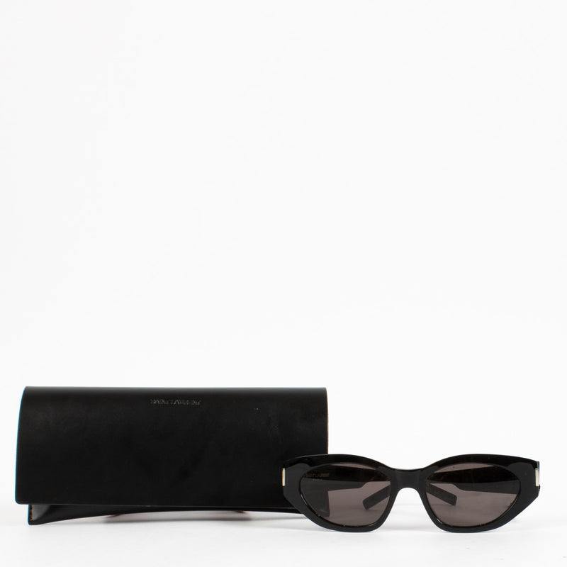 Saint Laurent Black Cateye Sunglasses