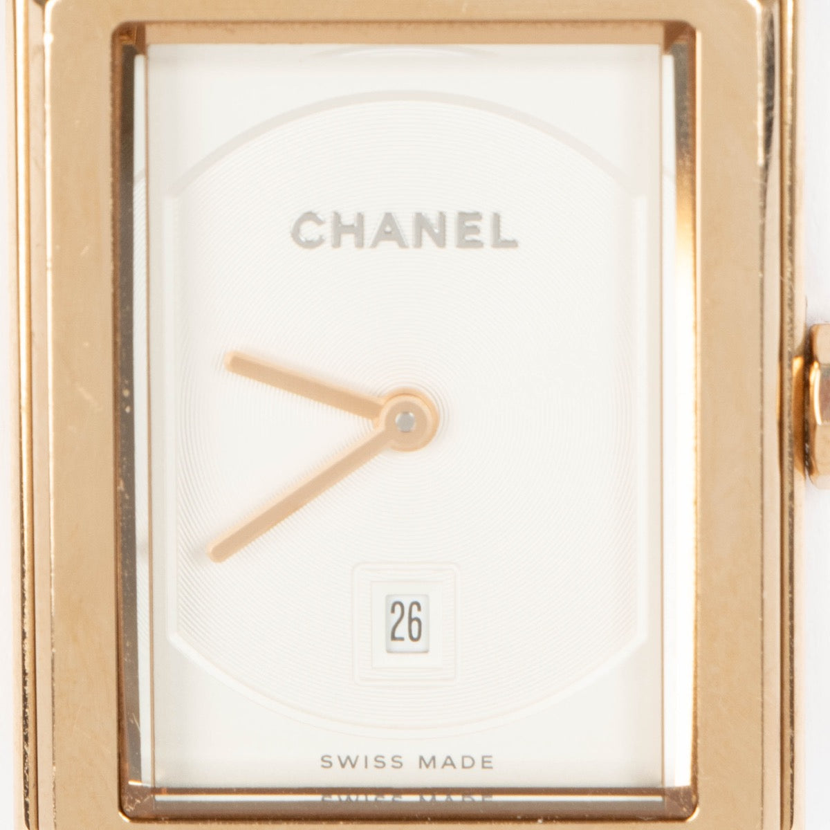 Chanel Beige Gold Boy Friend Medium Watch