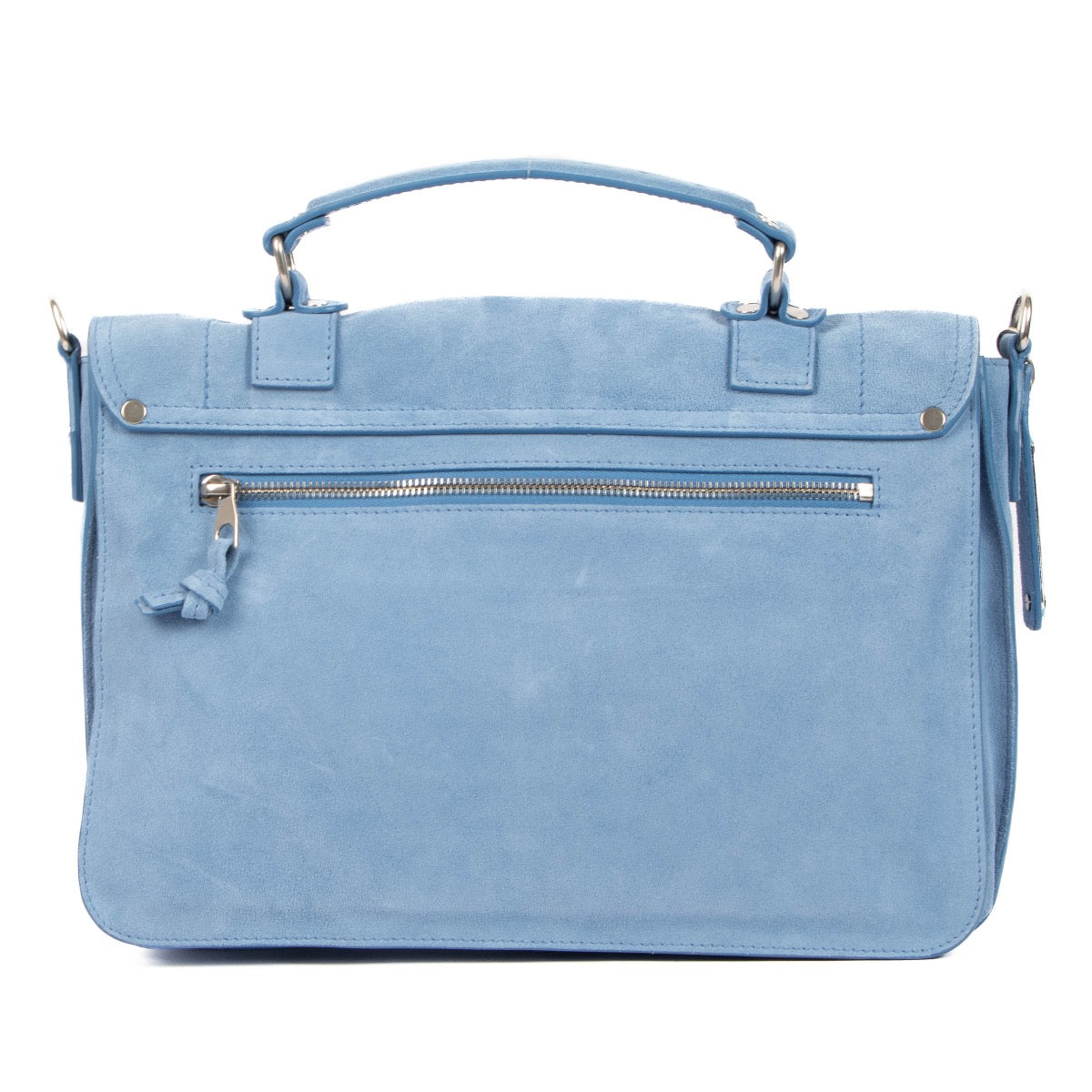 Proenza Schouler Light Blue Suede Medium PS1 Bag