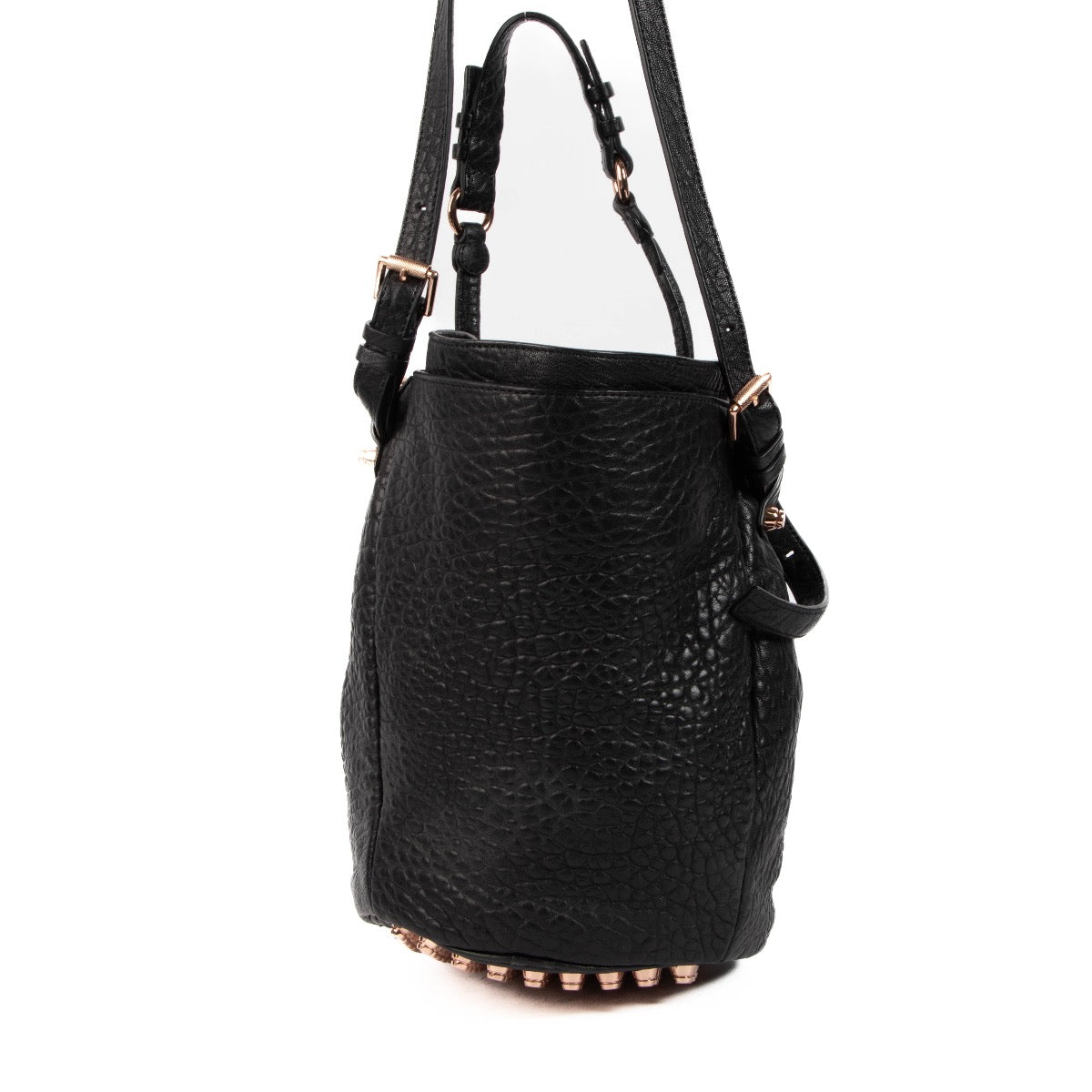 Alexander Wang Black Leather Diego Bucket Bag, Alexander Wang Bucket Bag, Alexander Wang Diego, Alexander Wang Bag, Labellov, Preloved, Fashion, Designer, Alexander Wang,