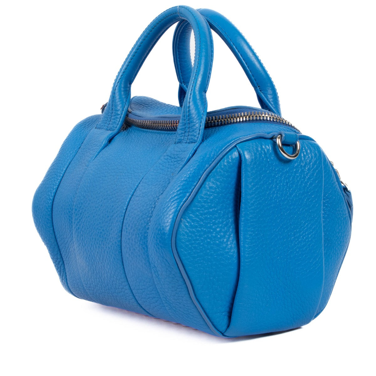 Alexander Wang Blue Rockie Top Handle, Alexander Wang Rockie, Alexander Wang Rockie Top Handle, Alexander Wang Blue Top Handle, Alexander Wang handbag, Alexander Wang Air Force, Alexander wang, Preloved, Labellov, Antwerp,