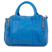 Alexander Wang Blue Rockie Top Handle, Alexander Wang Rockie, Alexander Wang Rockie Top Handle, Alexander Wang Blue Top Handle, Alexander Wang handbag, Alexander Wang Air Force, Alexander wang, Preloved, Labellov, Antwerp,