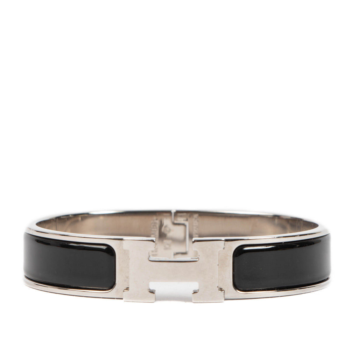 Bracelet Hermès Clic H Noir PHW