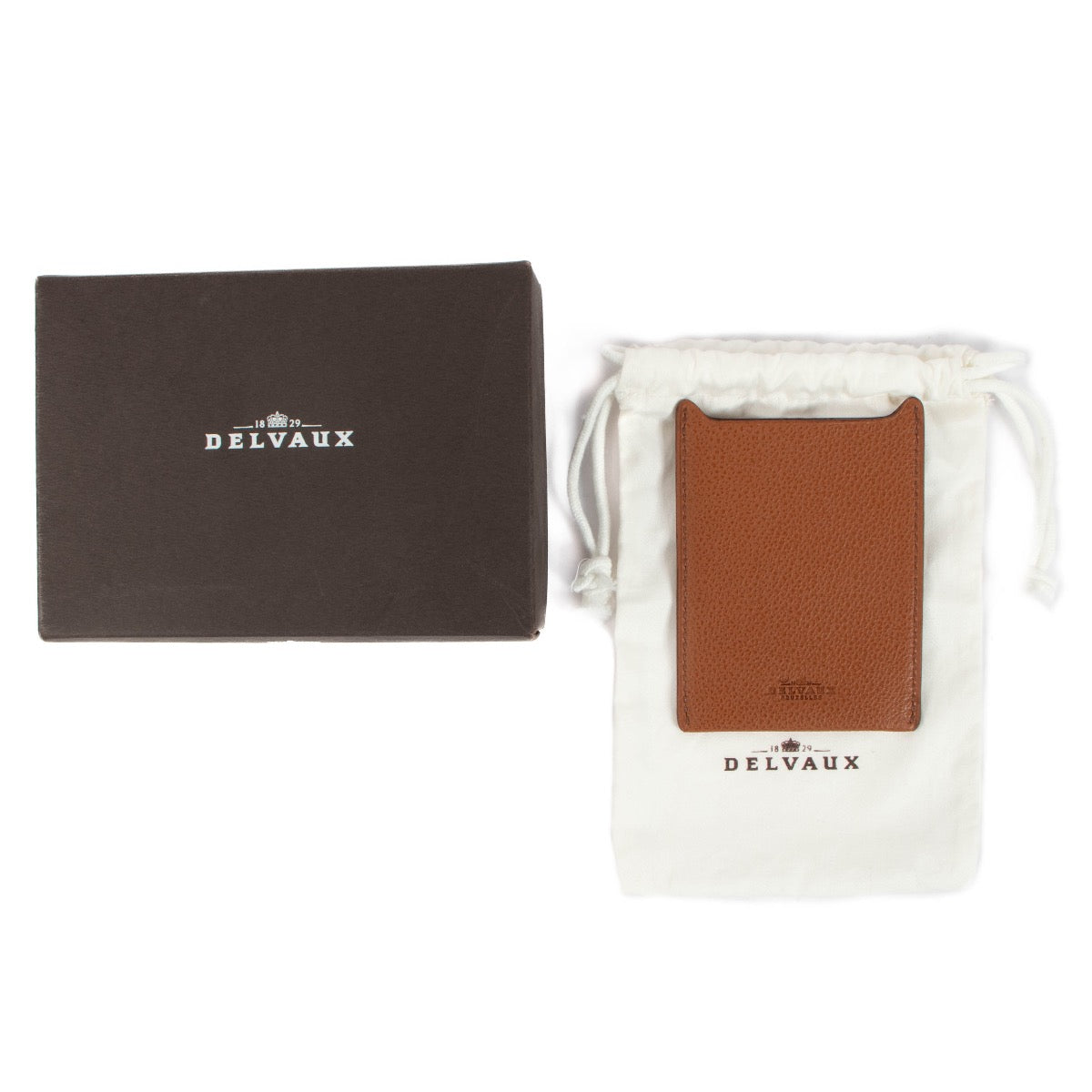 Shop 100% authentic second-hand Delvaux Brown Card Case on Labellov.com