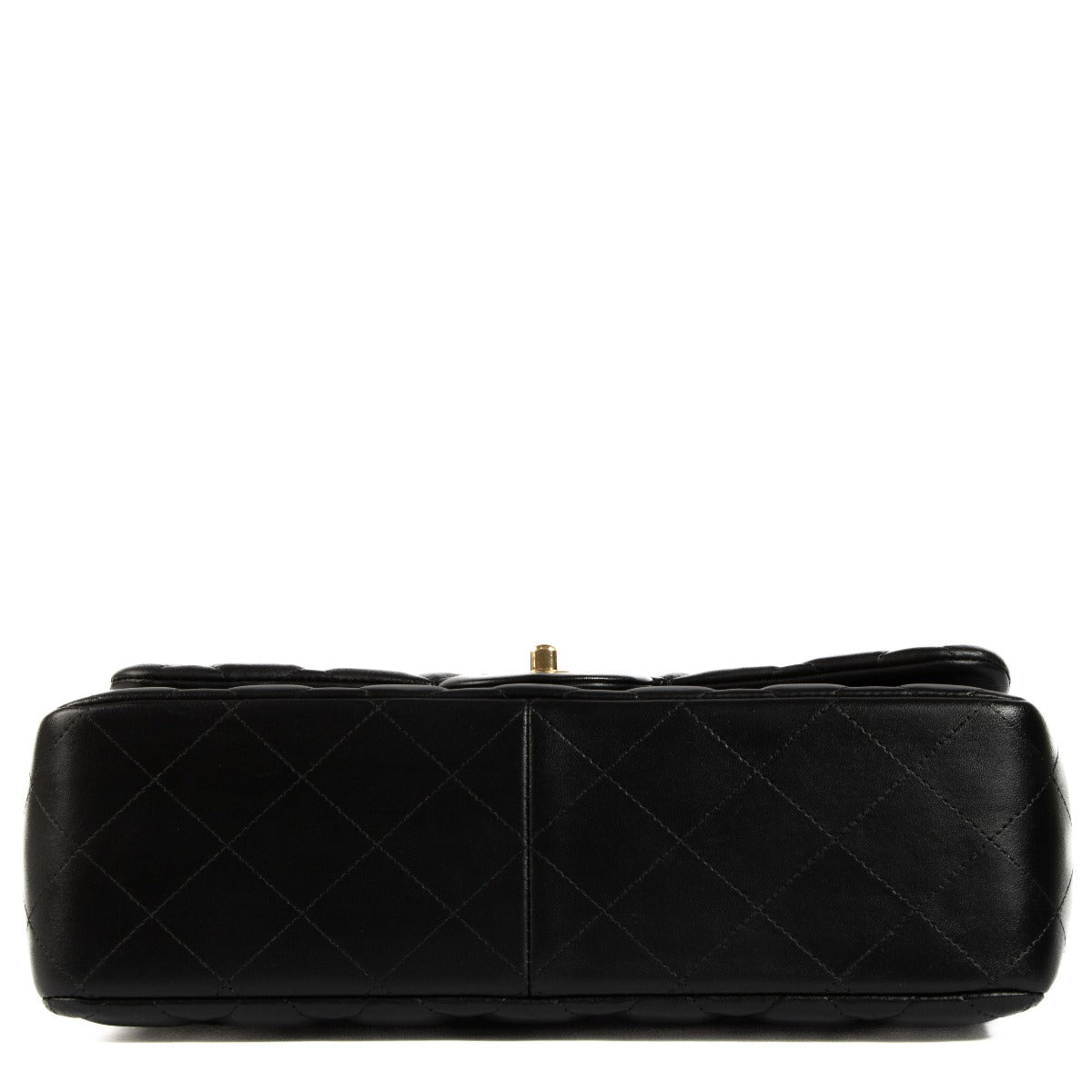 Shop this authentic second hand Chanel Black Lambskin Leather Large Classic Flap Bag on Labellov.com