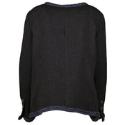 Shop 100% authentic second-hand Chanel 13A Paris-Édimbourg Black Tweed Braid Trim Jacket on Labellov.com