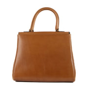 Shop safe online Delvaux Camel Box Calf Leather Brillant MM Top Handle. koop veilig online tegen de beste prijs.