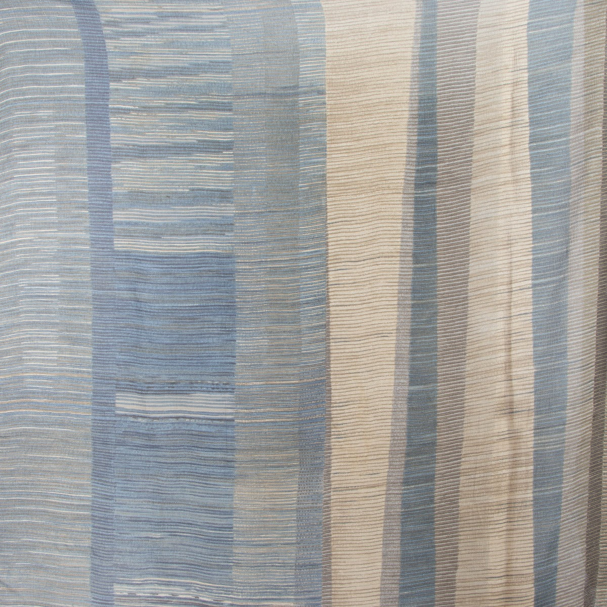 Delvaux Multicolor Striped Silk Shawl