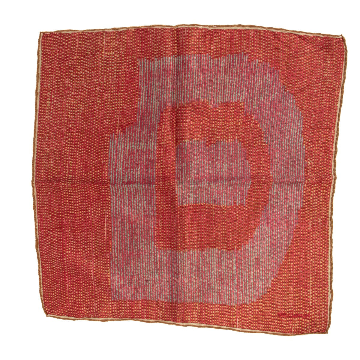 Delvaux Burgundy D Scarf 40