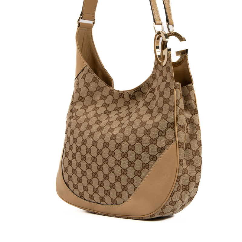 Are you looking for an authentic designer Gucci Monogram Charlotte Shoulder Bag?