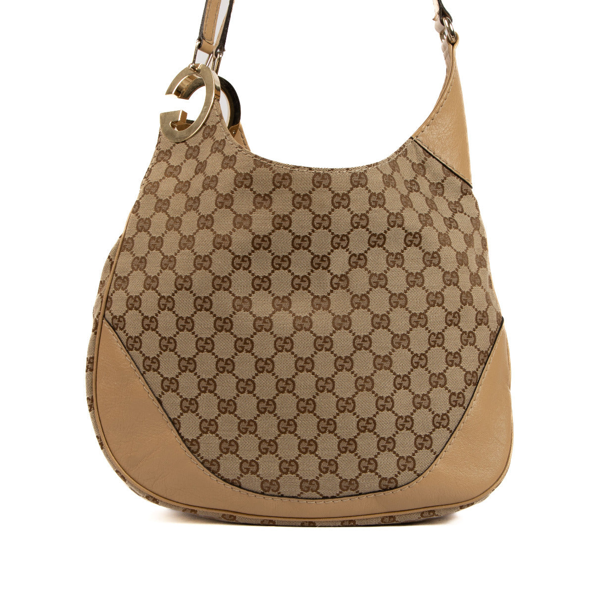Are you looking for an authentic designer bag? We got you! Gucci Monogram Charlotte Shoulder Bag for sale at Labellov.