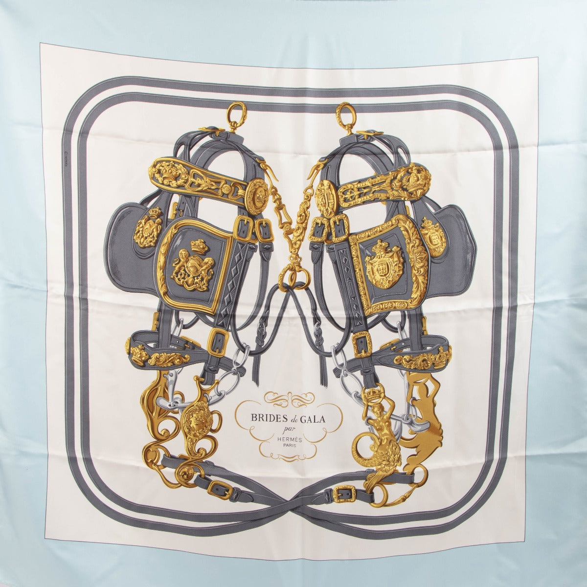 Hermès Multicolor Brides de Gala 90 Scarf