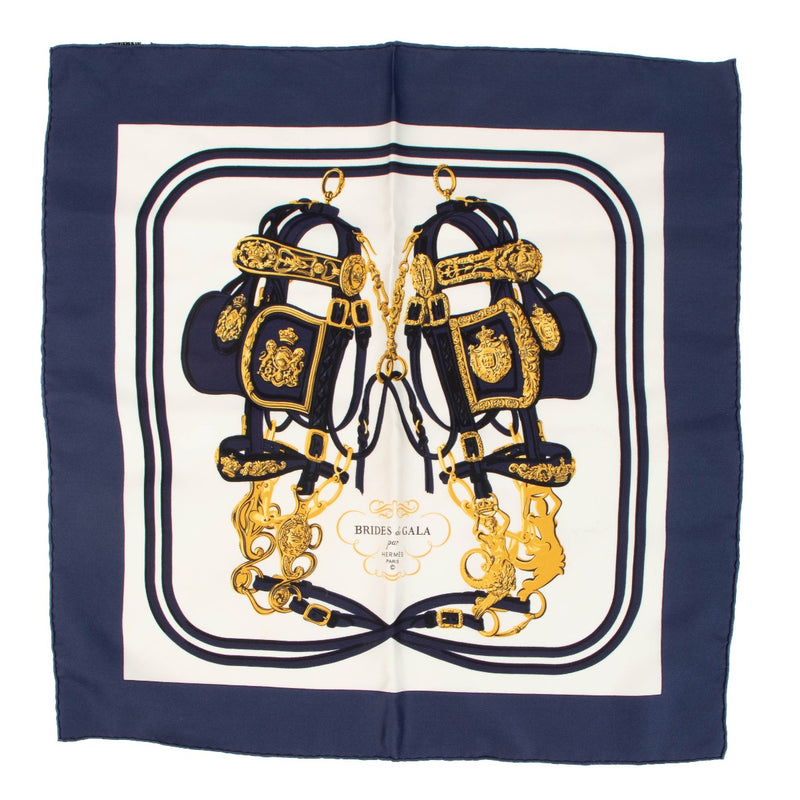 Hermès Multicolor Brides de Gala Silk 45 Scarf