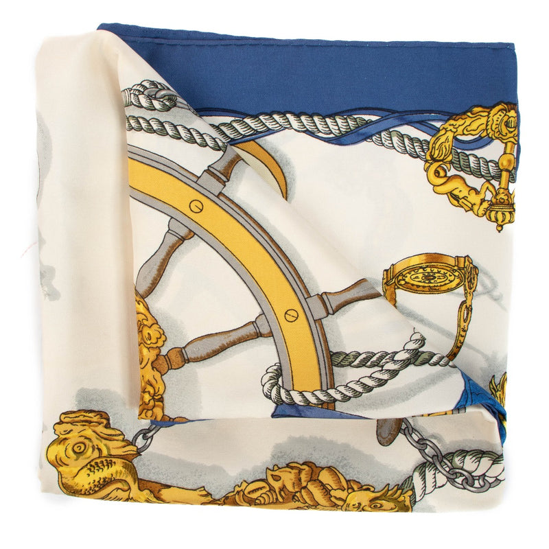 Hermès Multicolor Musée Silk 90 Scarf