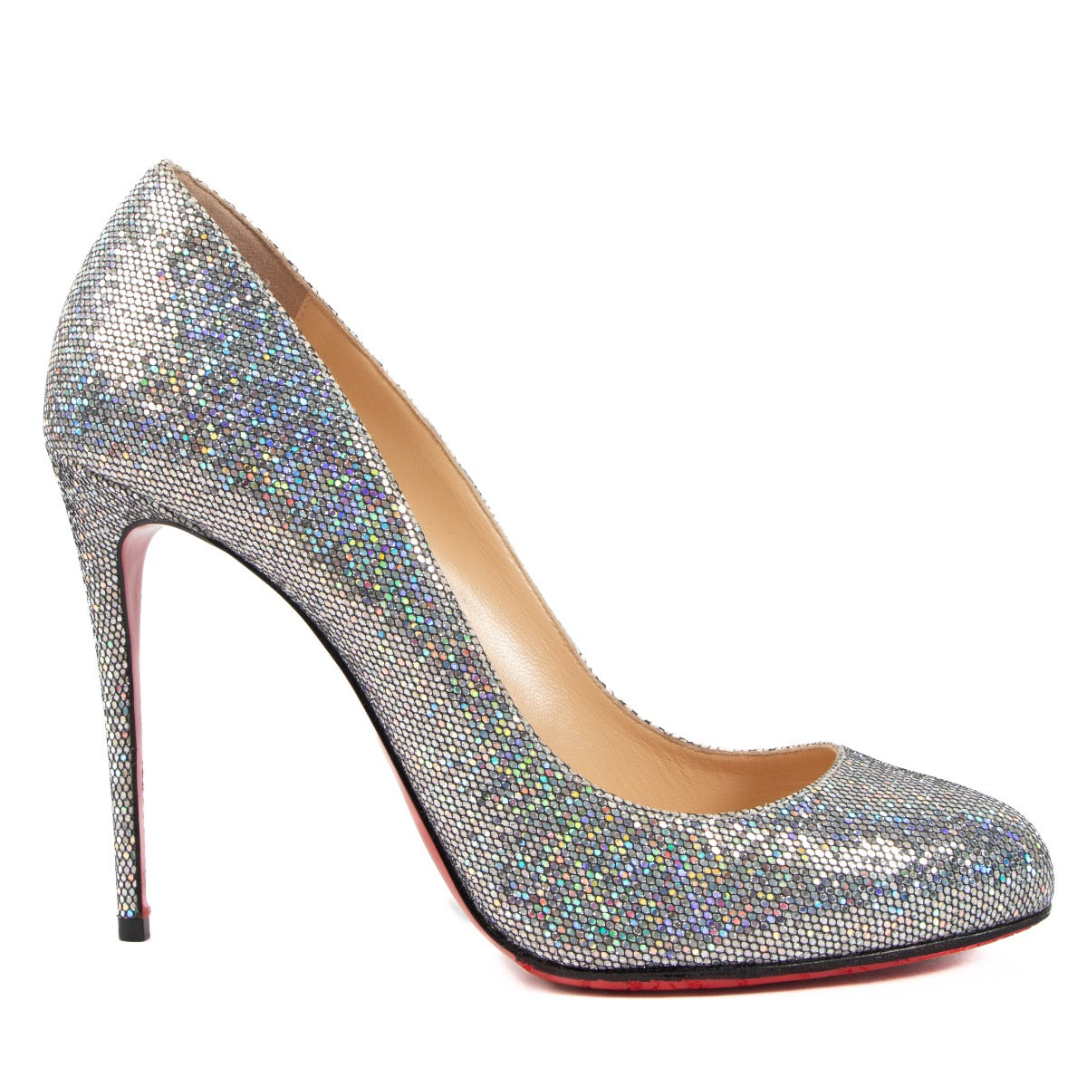 Christian Louboutin Glitter Disco Ball Dorissima Heels