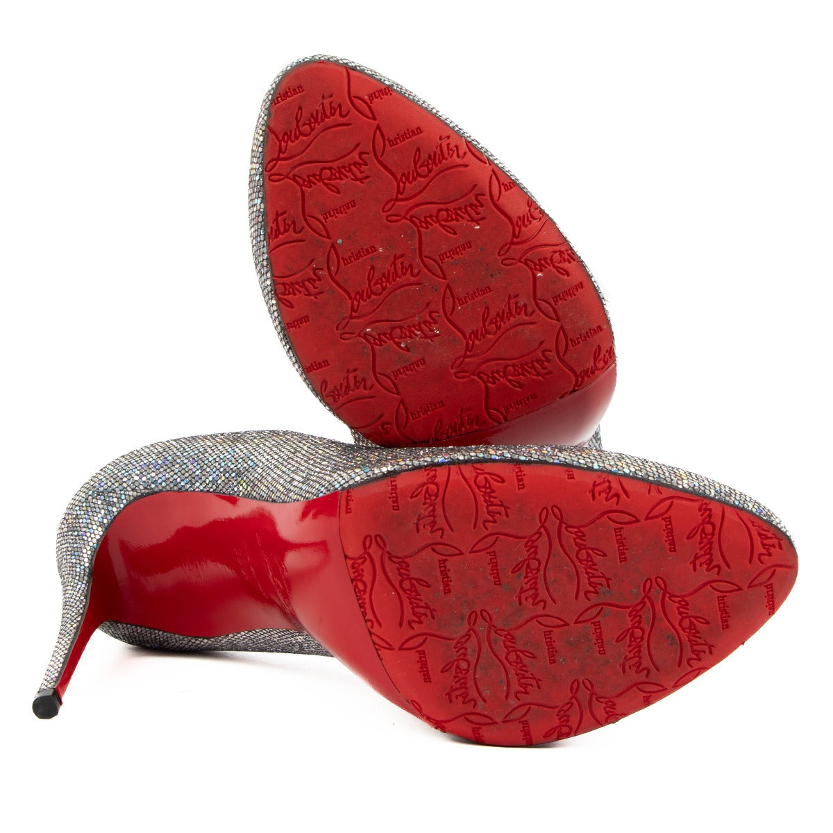 Escarpins Christian Louboutin Dorissima 100 à Paillettes Effet Boule à Facettes - Taille 39.5