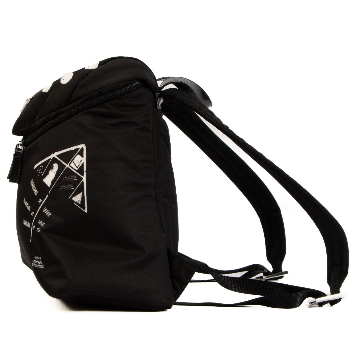 Buy an authentic second-hand Prada Black Re-Nylon Backpack in very good condition at Labellov in Antwerp.