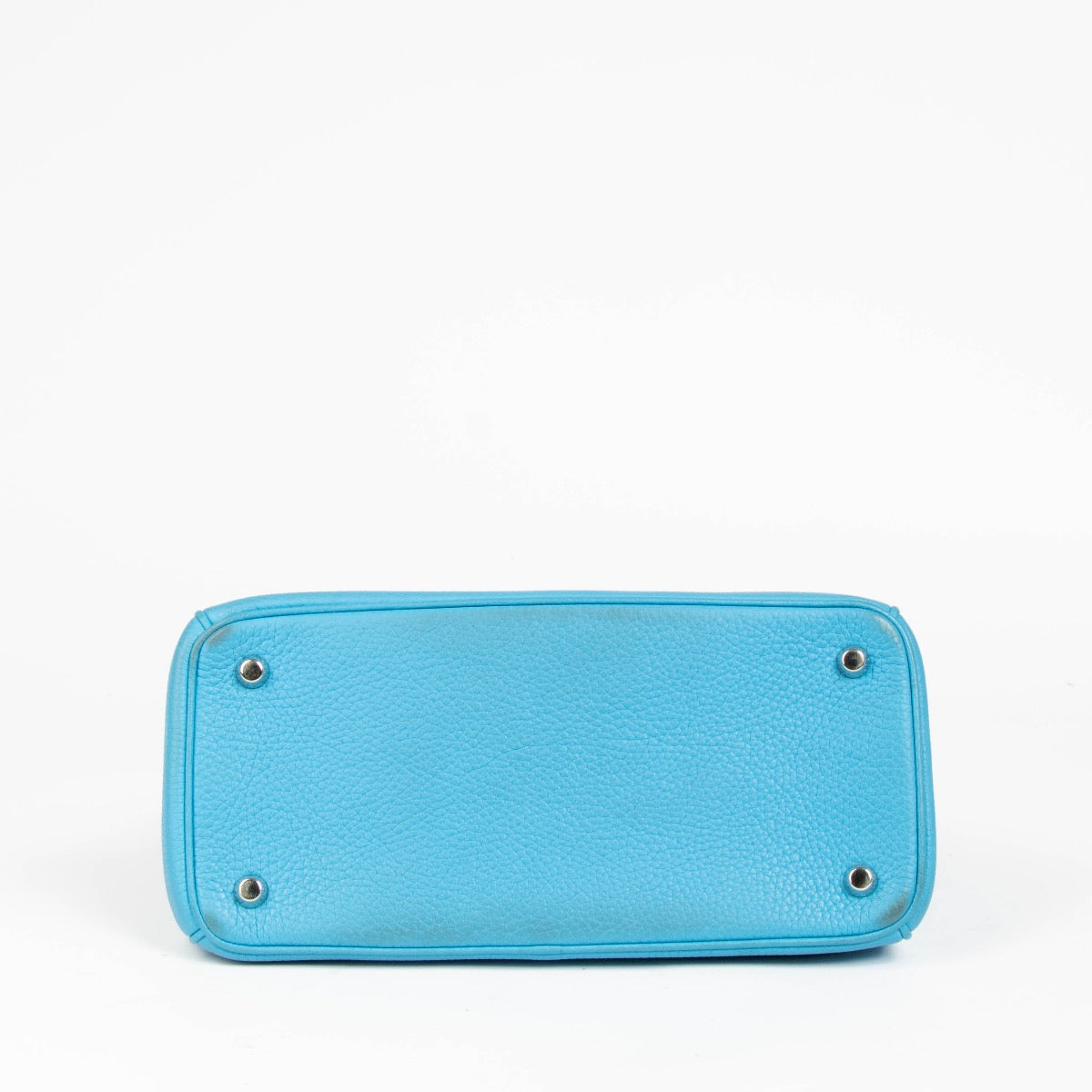 Authentic pre-loved Christian Dior Blue Medium Be Dior Top Handle Bag on Labellov.com