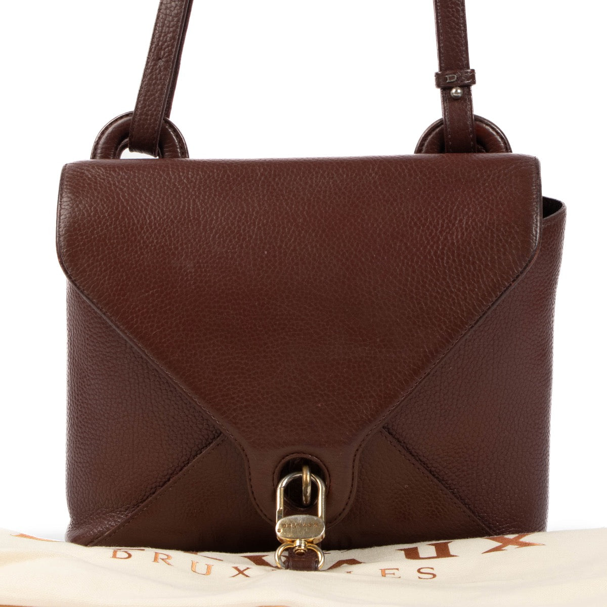 Shop 100% authentic second-hand Delvaux Brown Crossbody on Labellov.com