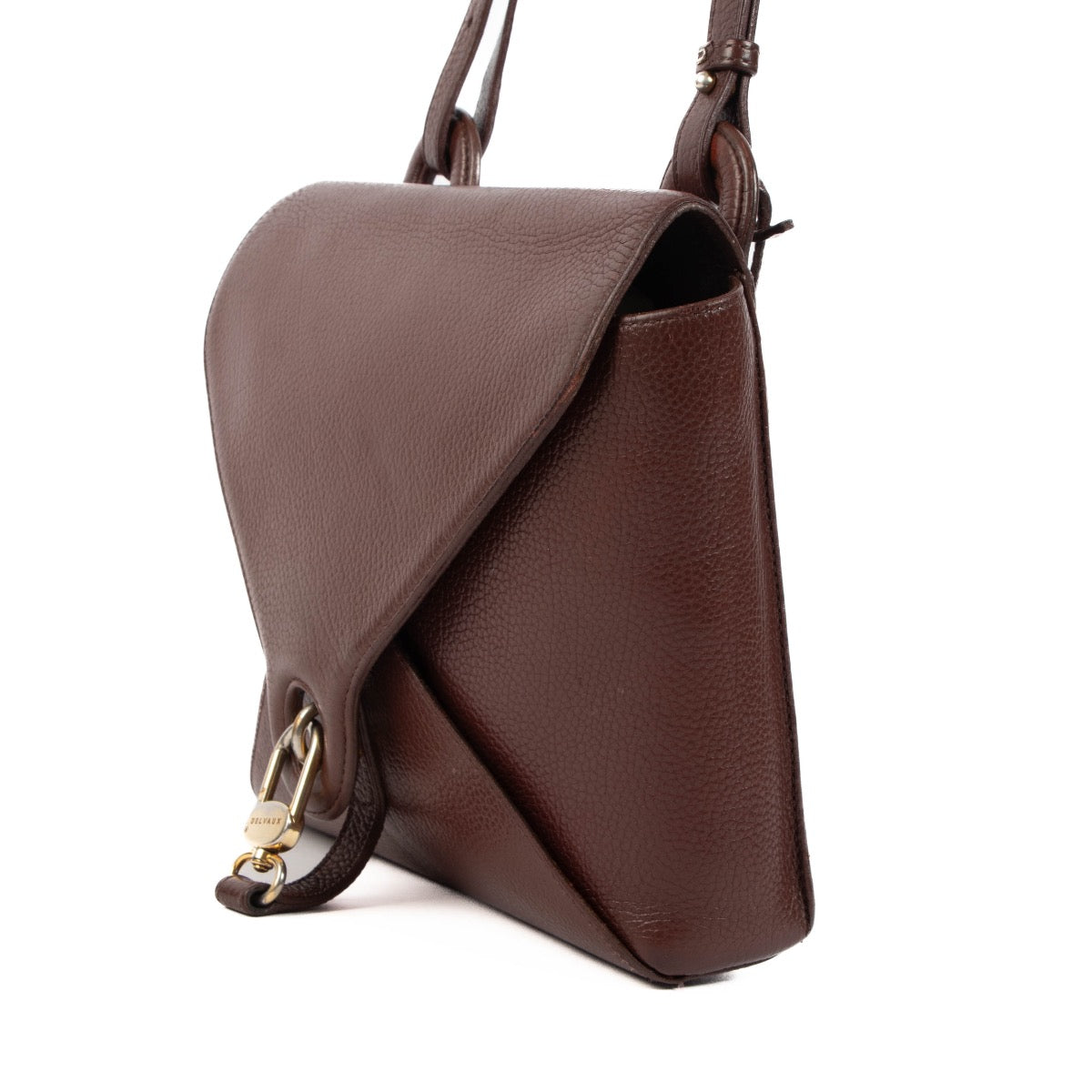 Shop 100% authentic second-hand Delvaux Brown Crossbody on Labellov.com