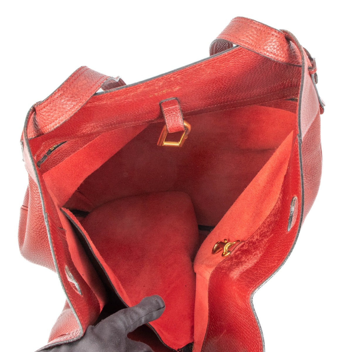 Shop 100% authentic second-hand Delvaux Red Shoulder Bag on Labellov.com