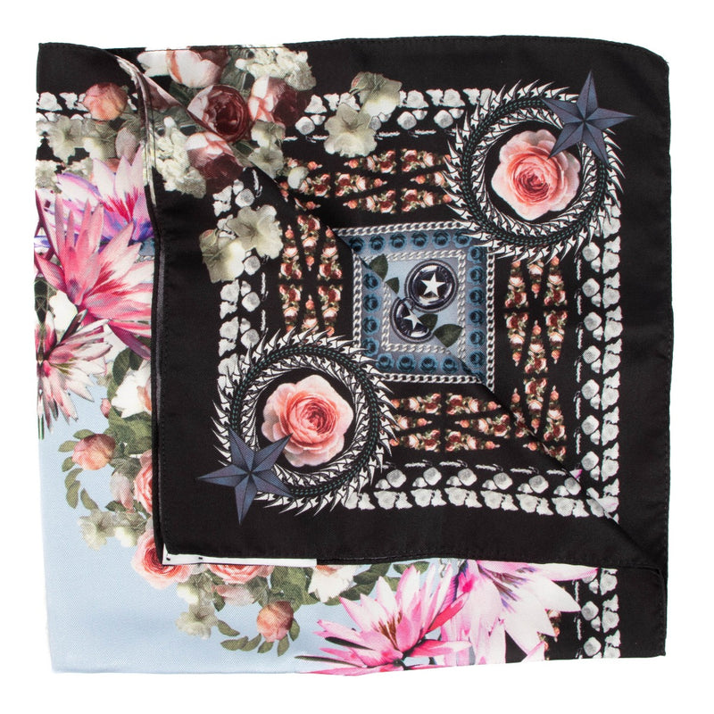 Givenchy Multicolor Paradise Flowers Pocket Scarf