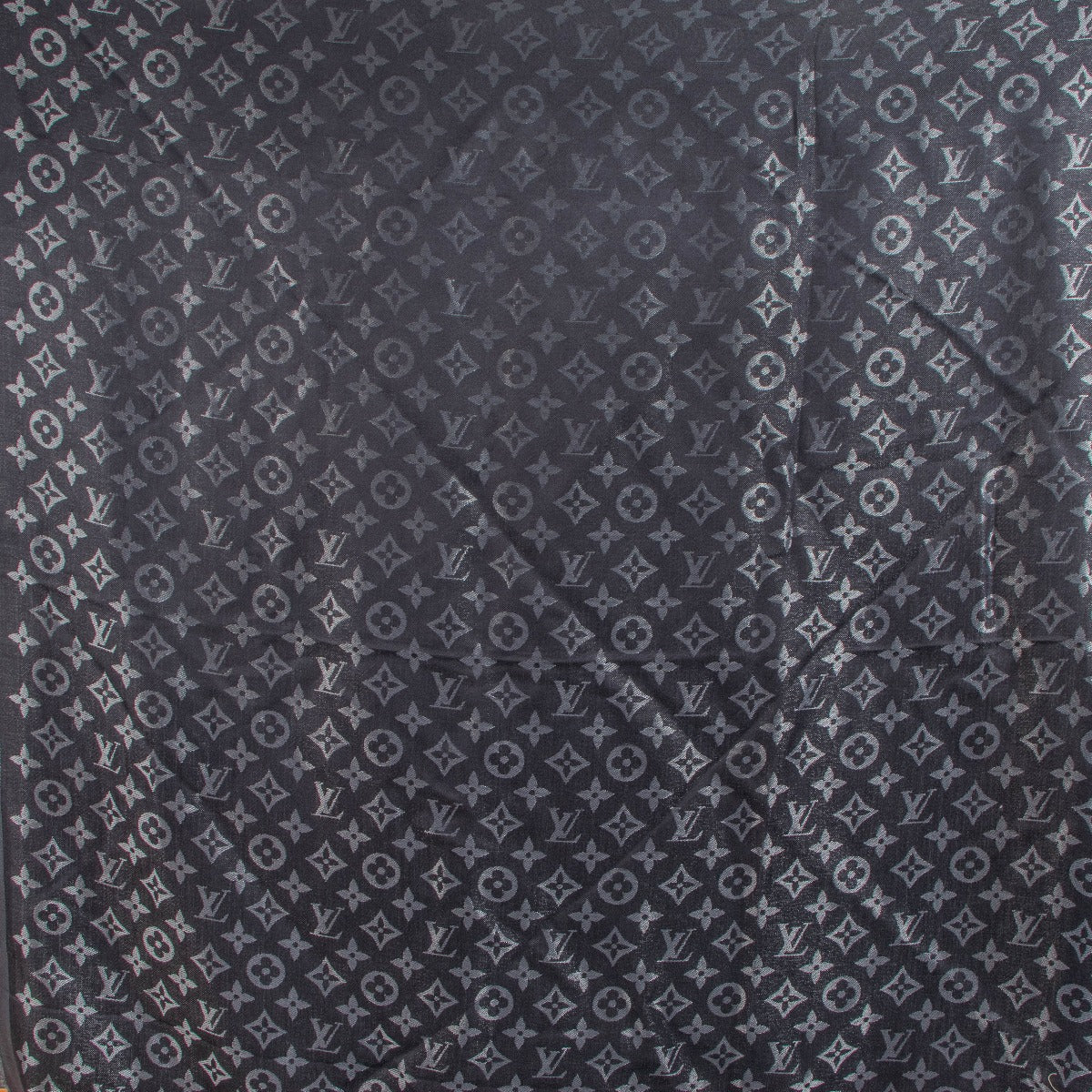 Louis Vuitton Black Monogram Shine Shawl