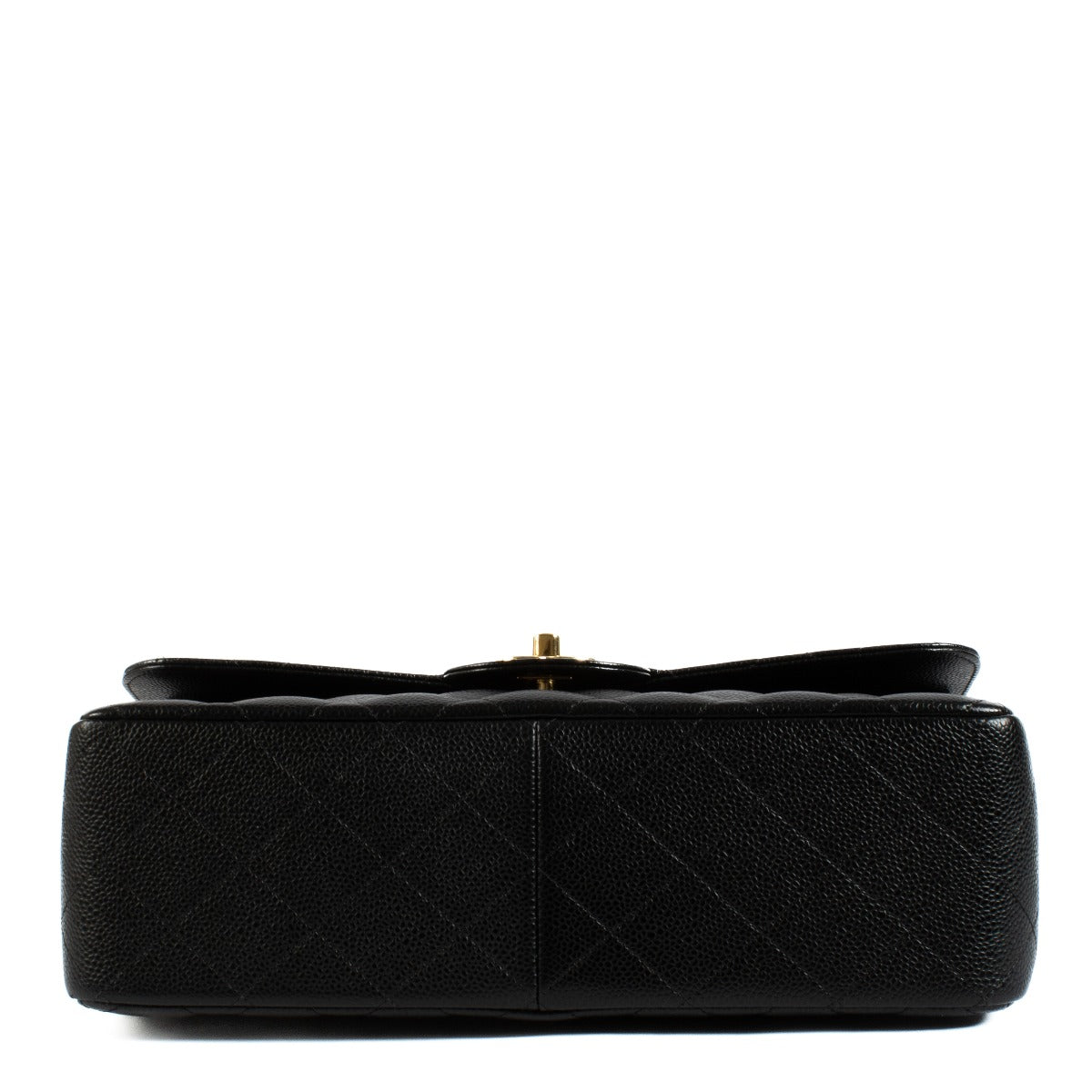 Chanel Black Caviar Leather Large Classic Bag