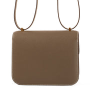 Authentic second hand brand new store fresh 2024 Hermès Constance Mini Etoupe Epsom on www.labellov.com