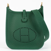 Hermès Evelyne 16 Vert Moyen Clemence GHW