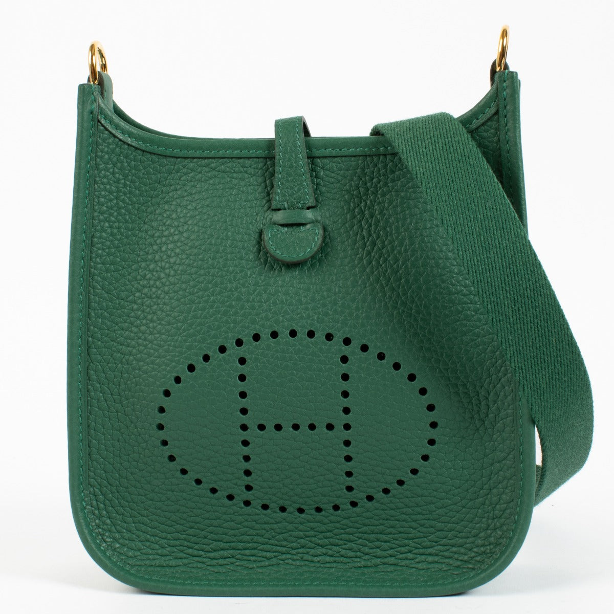 Hermès Evelyne 16 Vert Moyen Clemence GHW